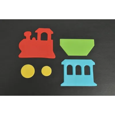 Train cookie cutter set