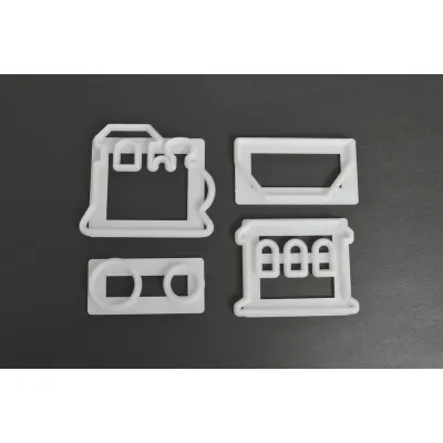 Train cookie cutter set