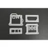 Train cookie cutter set