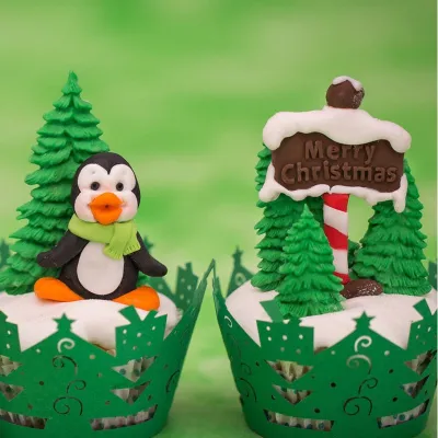 Silicone embosser Christmas sign post