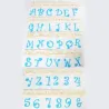 Emporte-pièces Alphabet & Numéros Funky