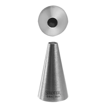 Hole nozzle 8 mm for great cake decorations and pastries