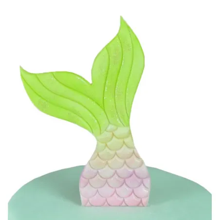Mermaid fins cookie cutter set of 2