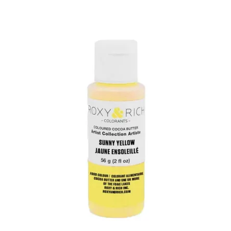 Sun yellow cocoa butter for pralines and chocolate figures
