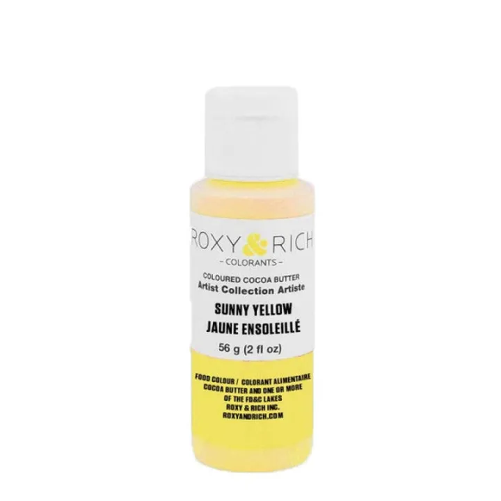 Sun yellow cocoa butter for pralines and chocolate figures