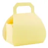 Emballage pour chocolats Sac à main jaune pour chocolats emballés avec raffinement