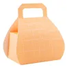 Orange handbag chocolate packaging for elegantly wrapped chocolates