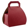 Chocolate packaging Bordeaux handbag for elegantly packaged chocolates