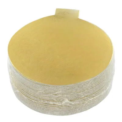 Fond de pâtisserie Or Ø 8 cm 20 pièces
