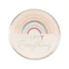 Piatto di carta Happy Everything Ø 24 cm, 8 pezzi