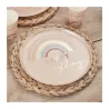 Paper plate Happy Everything Ø 24 cm, 8 pieces