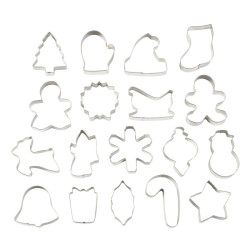 Set d'emporte-pièces Wilton Noël, 18 pièces