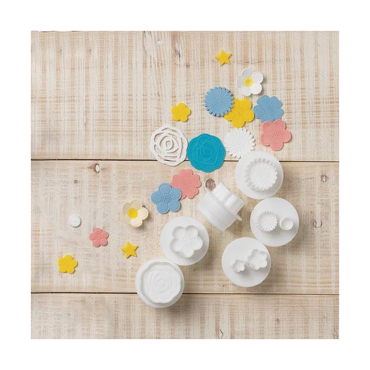 Ausstecher Set Blumen, 6 Stück