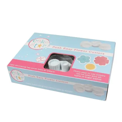 Cookie cutter set flowers, 6 pieces