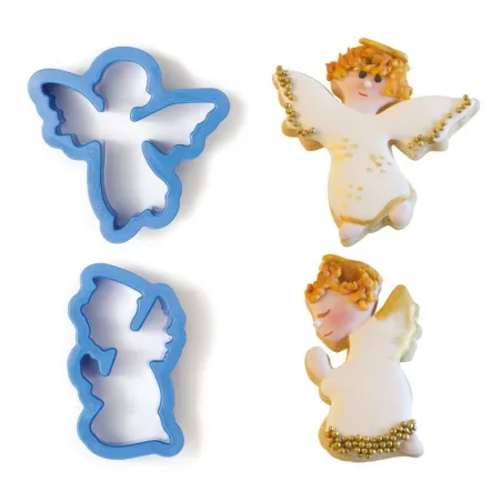 Set d'emporte-pièces Ange 2 pièces