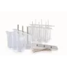 Glacé molds hearts set, 24 molds