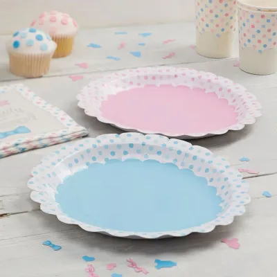 Assiettes en carton Little You, 8 pièces