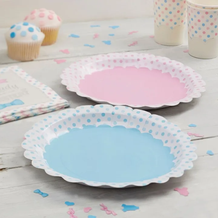 Piatto di carta Little You, 8 pezzi