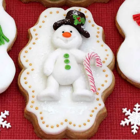 Silicone embosser snowman