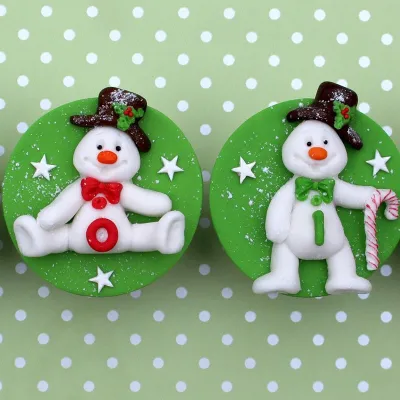 Silicone embosser snowman