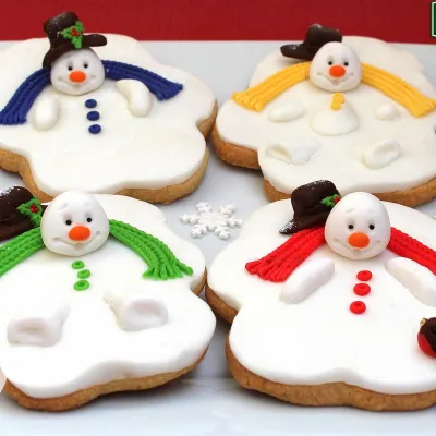 Silicone embosser snowman