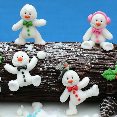 Silicone embosser snowman