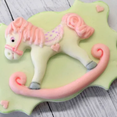 Silicone Embosser Rocking Horse