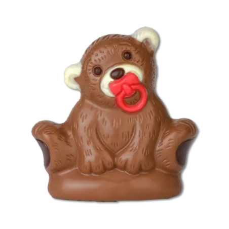 Chocolate mold sitting bear for great own chocolate figures