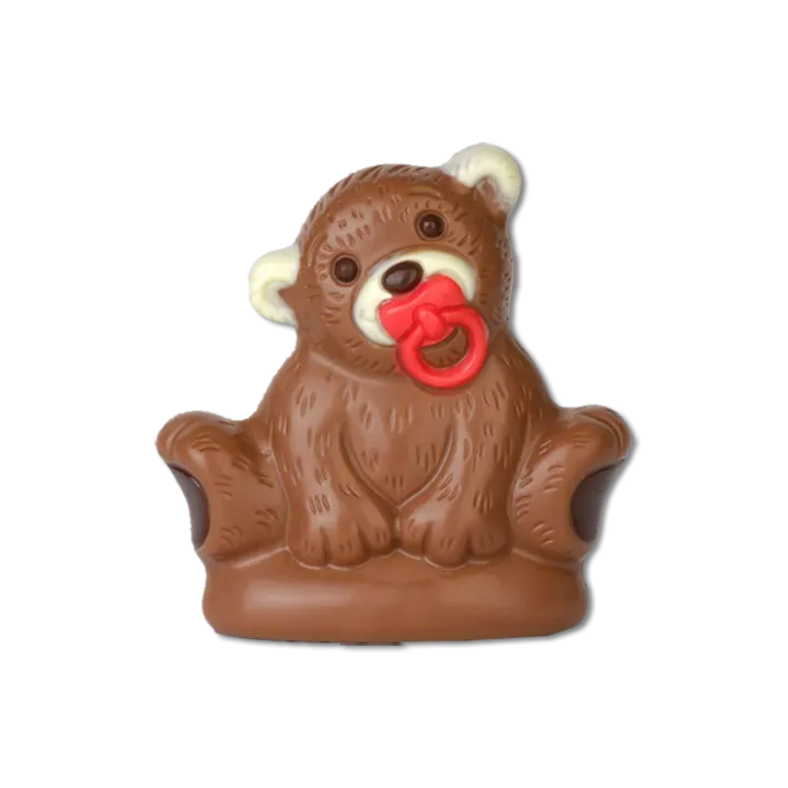 Chocolate mold sitting bear for great own chocolate figures