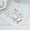 Tovaglioli Hello World, 20 pezzi