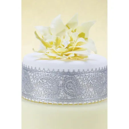 Silicone border mat retro for elegant decorations