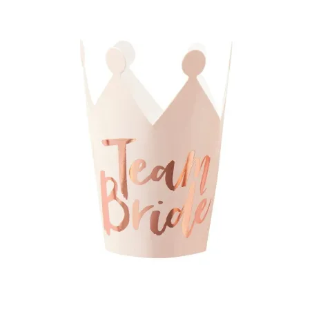 Team Bride Mini couronnes de fête, 5 pièces