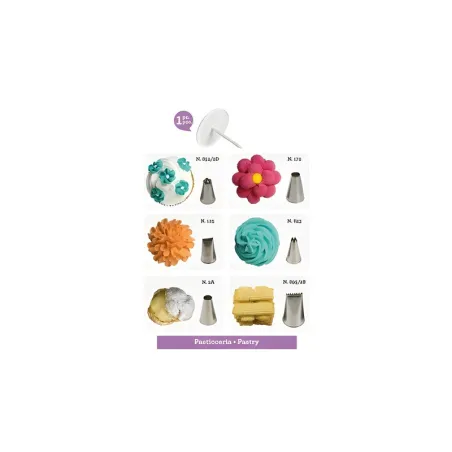 Set de tulle Pastry pour diverses décorations injectées