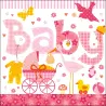 Napkins New Born Girl, 20 pieces