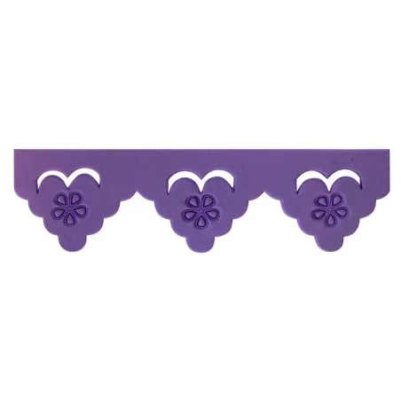 Cookie cutter set ruffles for cake border