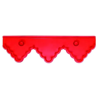 Set di tagliabiscotti con volant per bordo torta