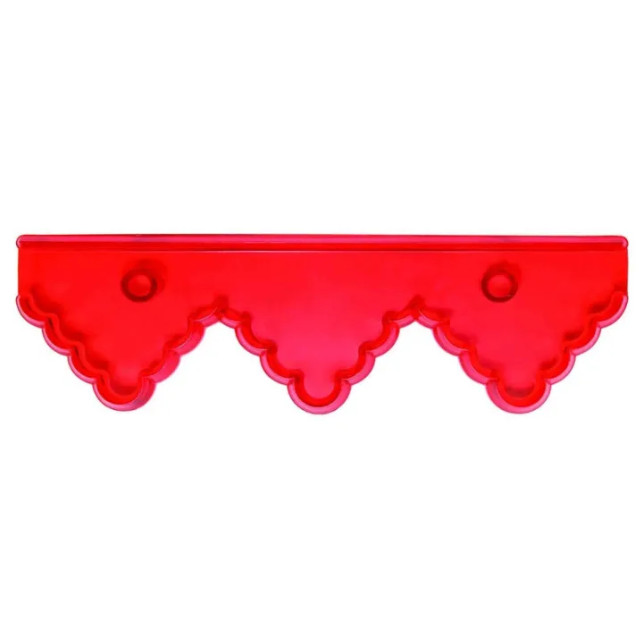 Cookie cutter set ruffles for cake border