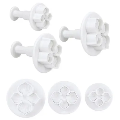 Set hydrangea and lilac cookie cutter, 3 pieces