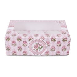 Scatole regalo Roseto per 6 cupcakes, 2 pezzi