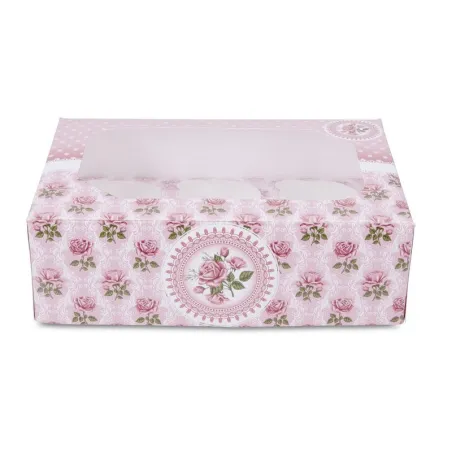 Scatole regalo Rosengarten per 6 cupcake, 2 pezzi