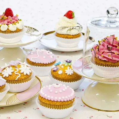 Cupcake cases white, 200 pieces