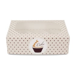 Scatole regalo Swing per 6 cupcake, 2 pezzi