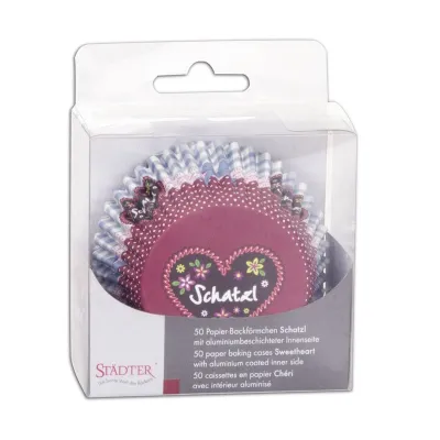 Cupcake molds Schatzl, 50 pieces