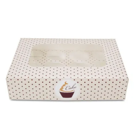 Scatola per muffin e cupcake Swing da 12