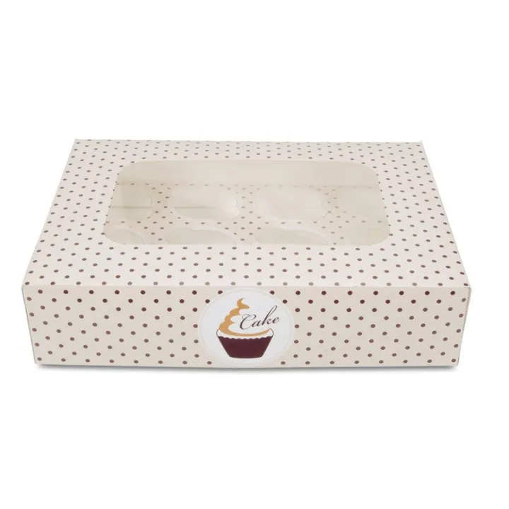 Scatola per muffin e cupcake Swing da 12