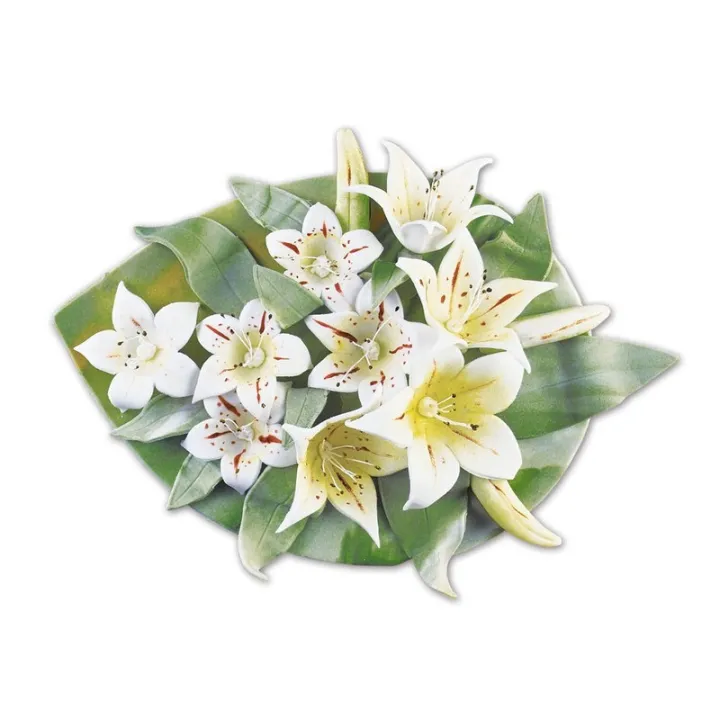 Cookie cutter with ejector set lily, 2 pieces