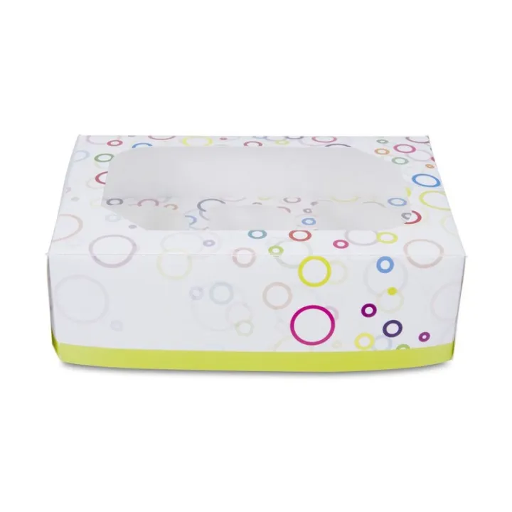 Party gift boxes for 6 cupcakes, 2 pieces