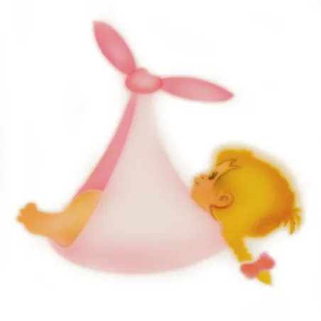 Stencil aerografo per bambina