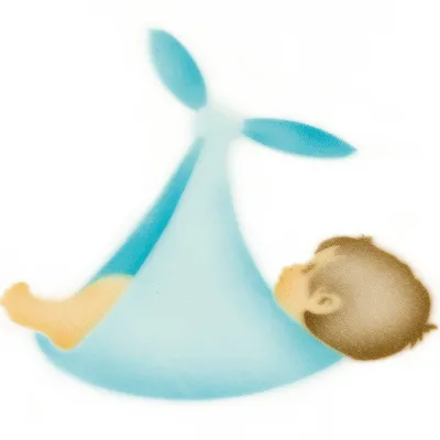 Airbrush Schablone Baby Boy