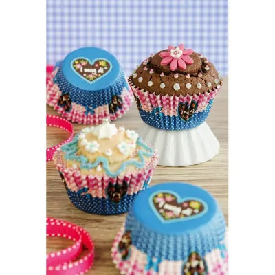 Cupcake molds I mog di, 50 pieces